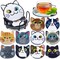 10PCs Diamond Painting Coasters Set – Cat Theme DIY Diamond Art Coasters for Kids & Adults, Arts & Crafts Kit, Perfect Gift for Valentine's Day